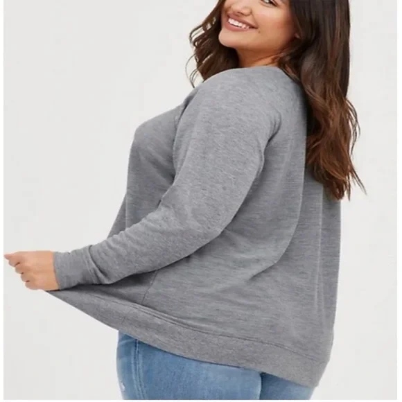 Torrid Taglan Sweatshirt - Picture 2 of 7